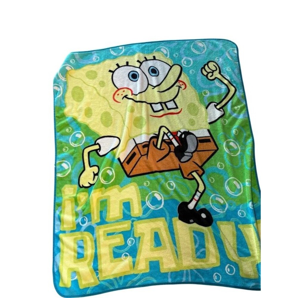 SpongeBob plush throw blanket